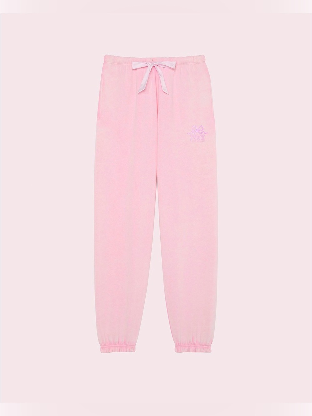 New Love Shack Fancy x PINK Fleece joggers sweatpants small lounge cozy girly - Picture 3 of 3
